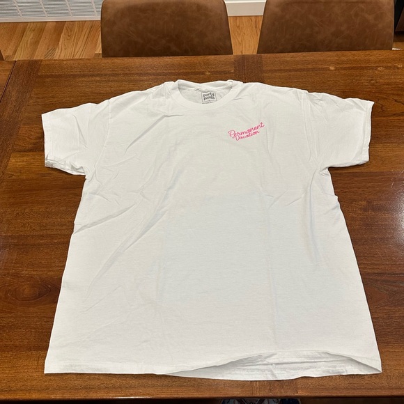 Party Pants Permanent Vacation T-Shirt, White, Size XL - Picture 2 of 5